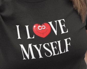I love myself Unisex Jersey Short Sleeve Tee, Self Love Shirt, Valentine gift, I love me Shirt, Affirmation Shirt