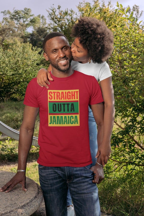 Straight Outta Jamaica Shirt Cool Jamaican T-Shirt Straight Outta Jamaica Shirt Cool Jamaican T-Shirt