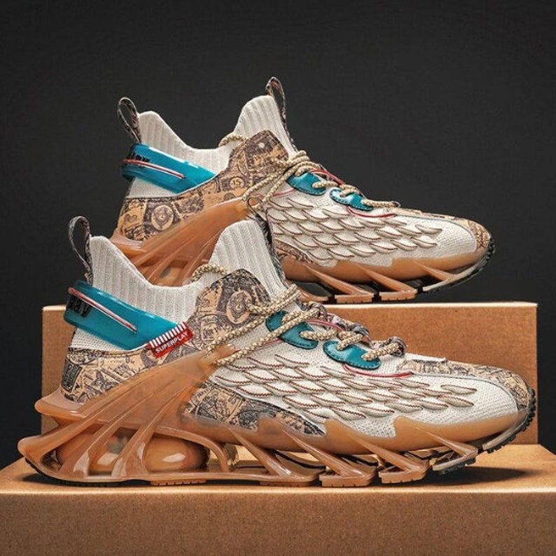 2022 New Luxury Streetwear Alien Cyberpunk Futuristic Designer Street Wear Trap Hip Hop Teachwear Warcore Ninja Blade Men Shoes SneakersMale