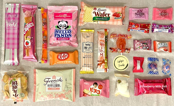 Boîte à goûter variée japonaise et coréenne