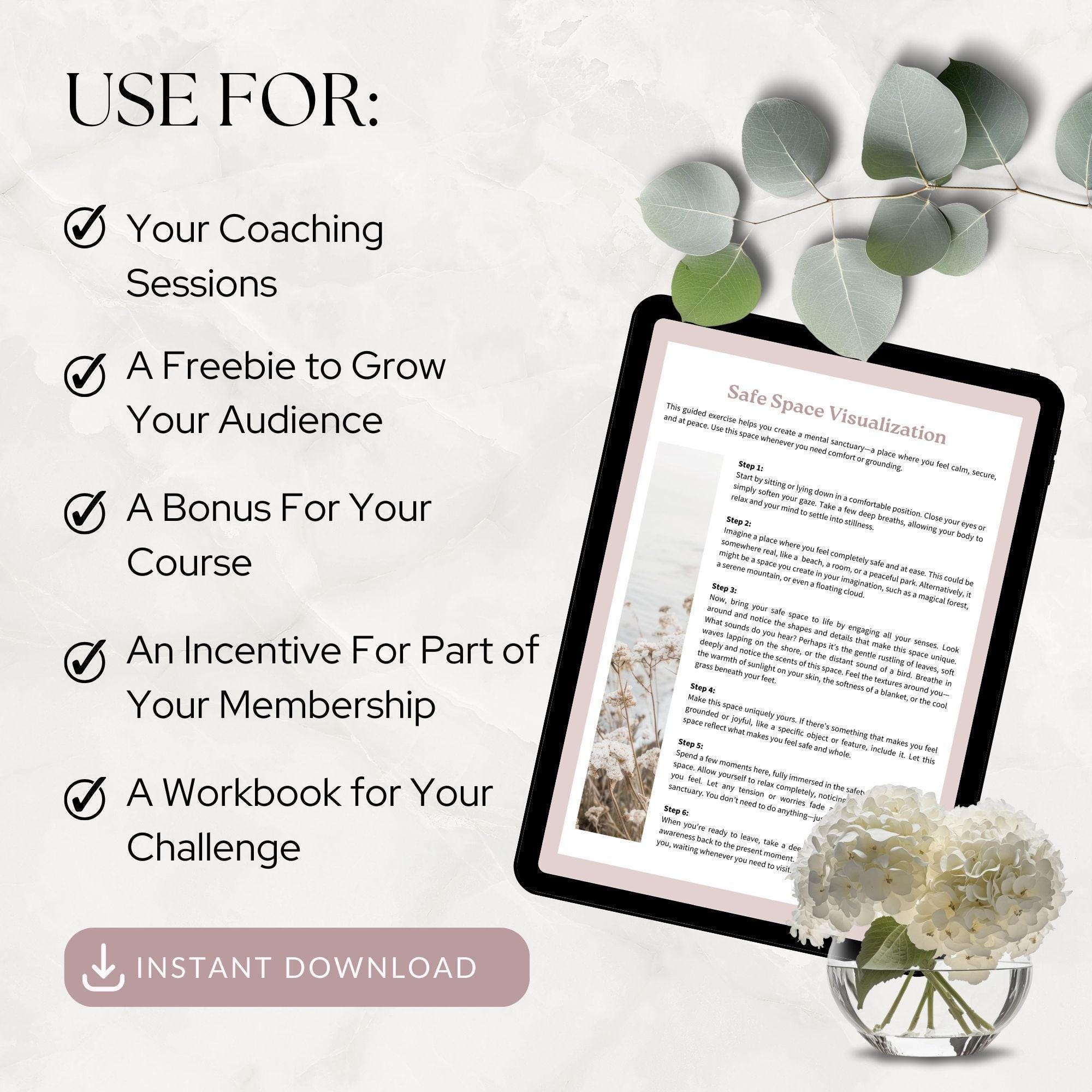 Self-soothing Toolkit Template Canva, Done for You Editable Resource ...
