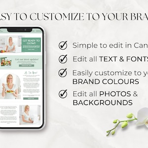 Health Coach Website Template, Coaching Templates, Health and Wellness, Nutrition, Nutritionist, Fitness, Canva, Done For You Content image 5
