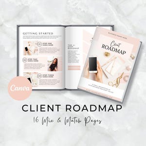 Roadmap Ebook Template For Coaches, Virtual Assistants, Small Business Owners, Freelancers, Ebook Template for Business Coaching Canva, PCH