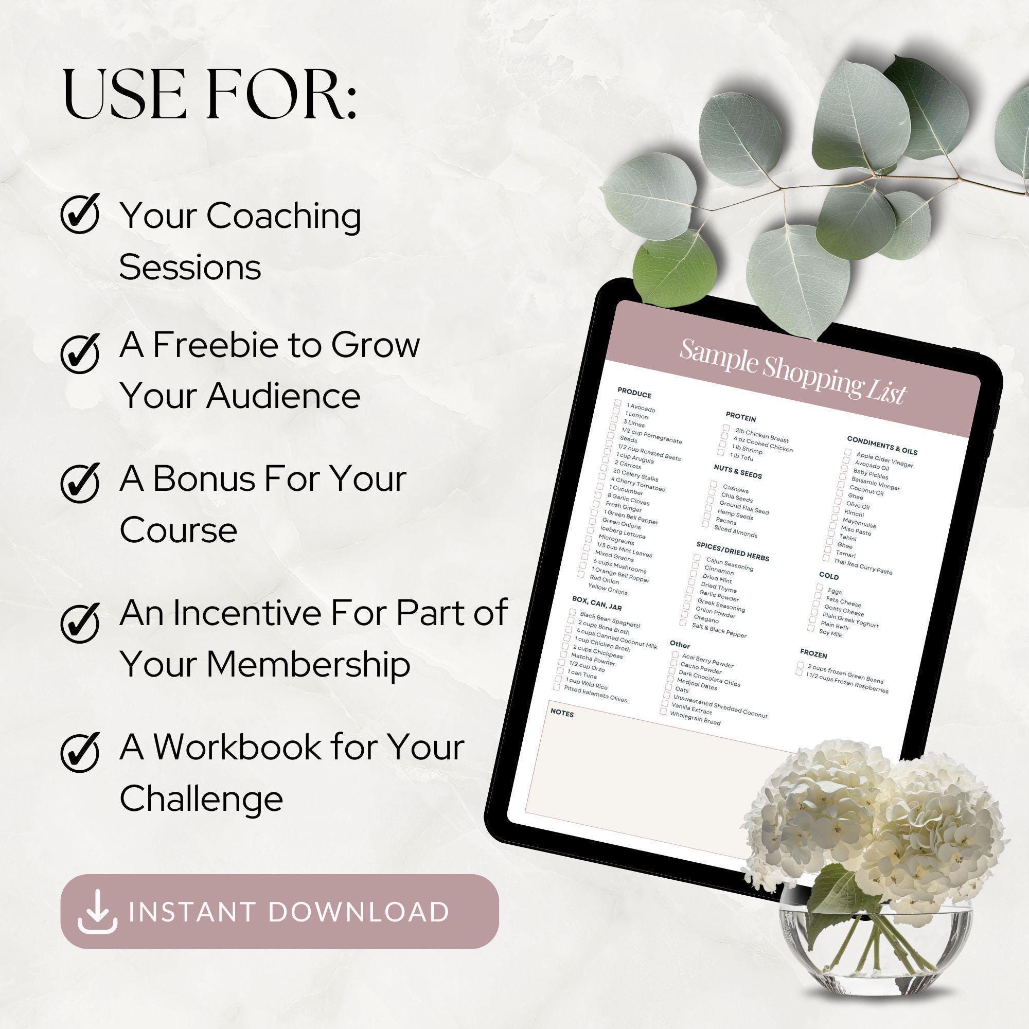 Editable Perimenopause & Menopause Recipe Book Template, 26 Hormone ...