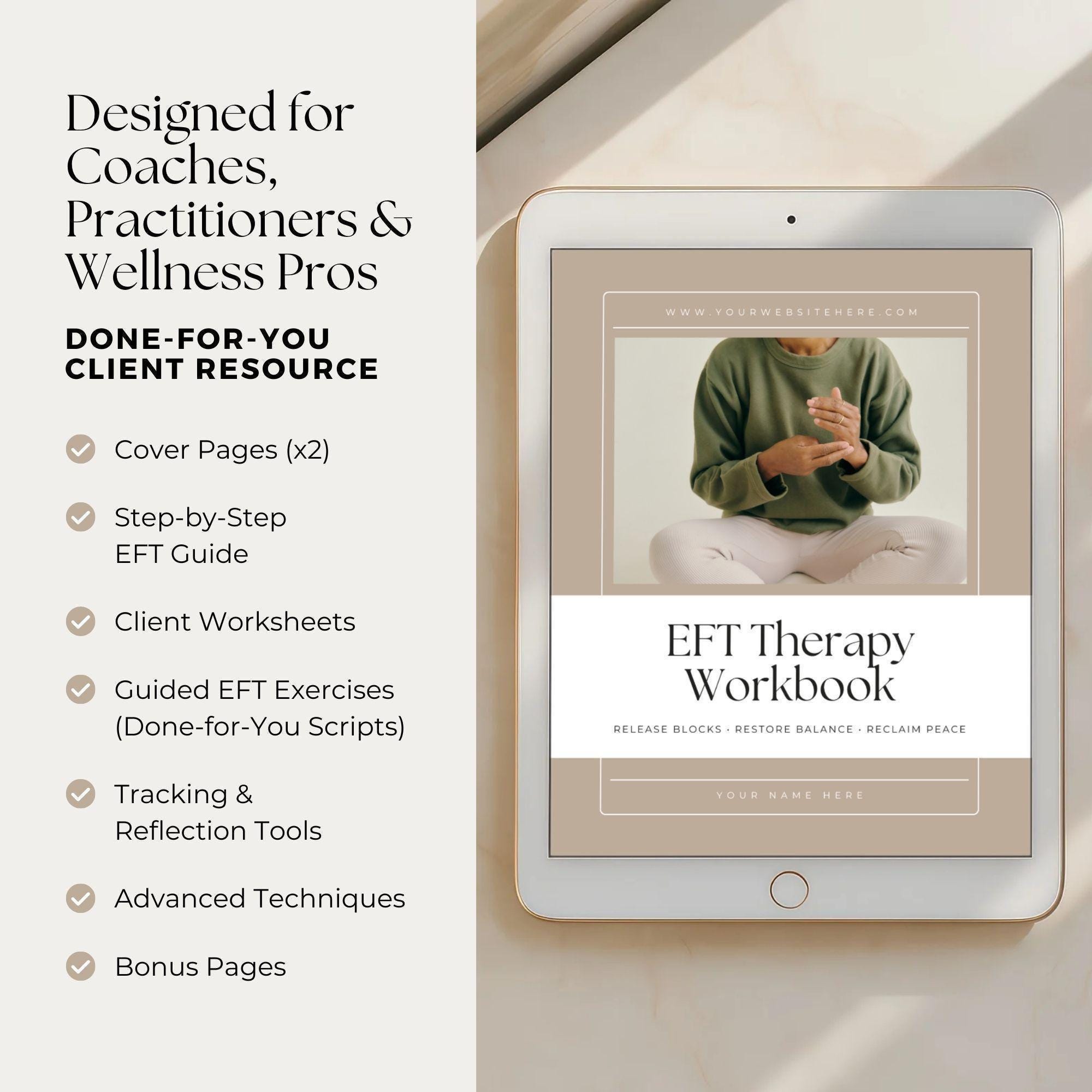 Emotional Freedom Technique Workbook: Guided EFT Exercises, Tapping ...
