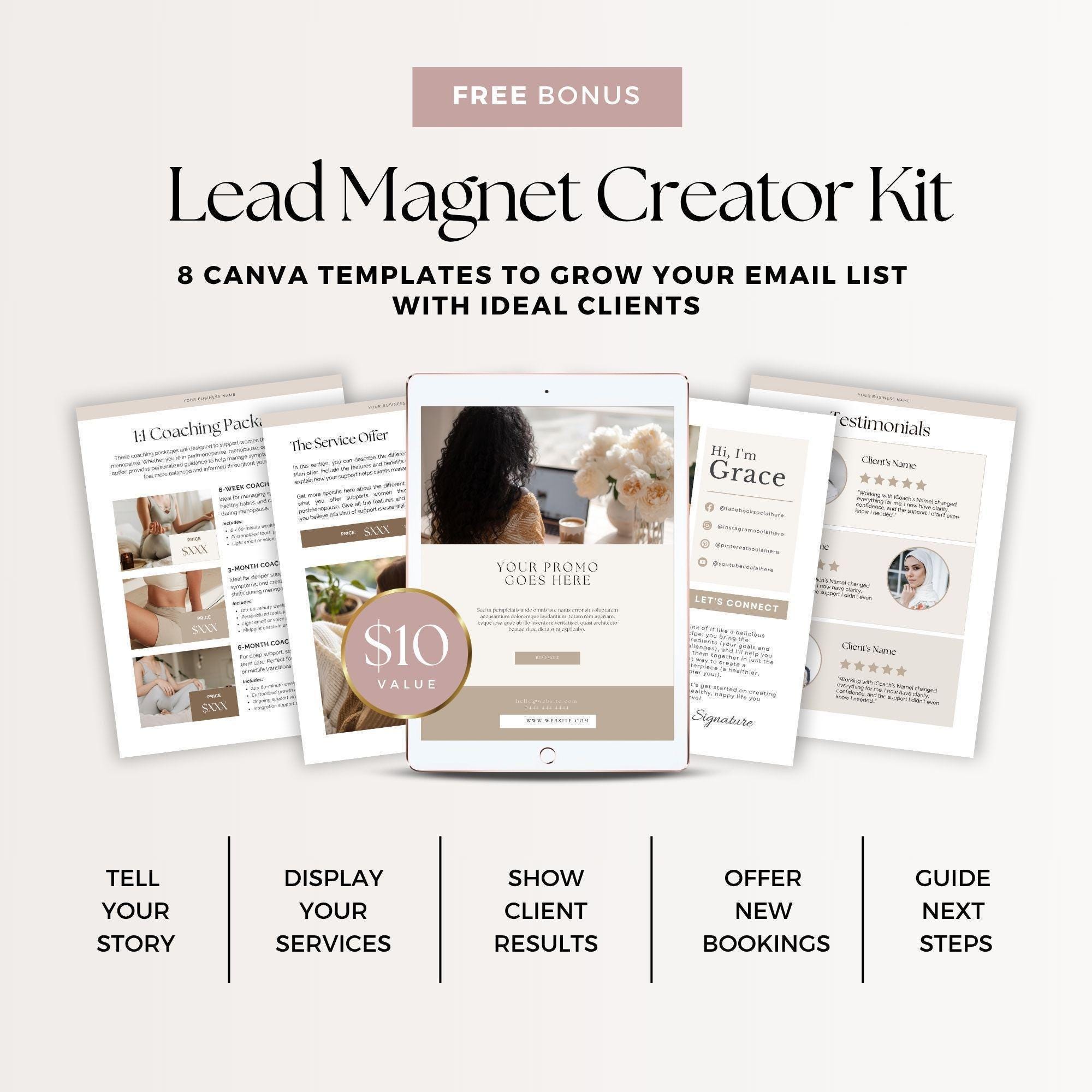 Menopause Blood Sugar Balance Guide Canva Template | Hormone Health ...