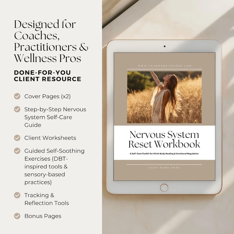 Nervous System Reset Workbook: Self-care Toolkit for Mind-body Healing ...