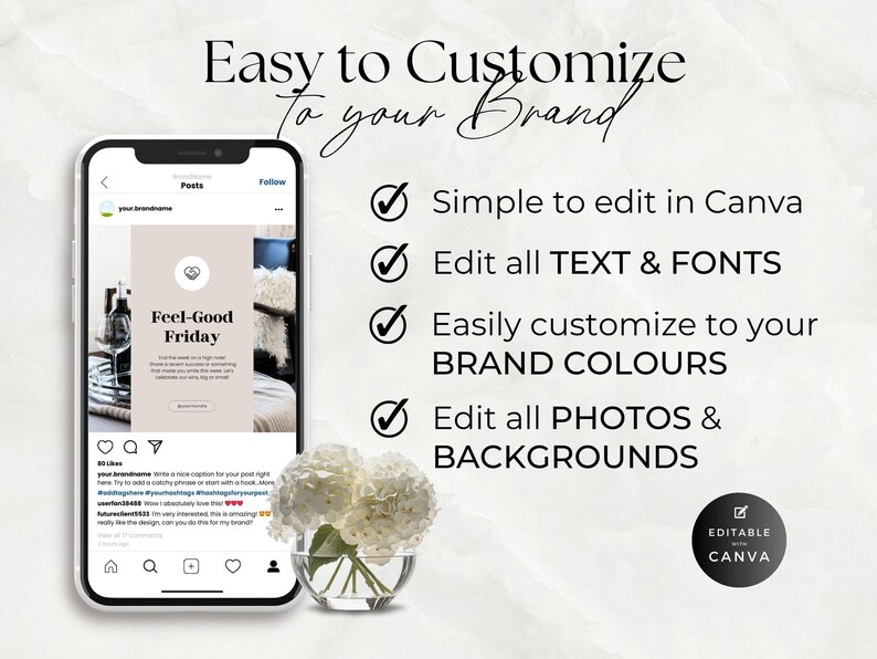 Faceless Social Media Posts for Digital Marketers and Business Coaches, Done For You Content, Luxury Aesthetic, Instagram Account, Canva image 4