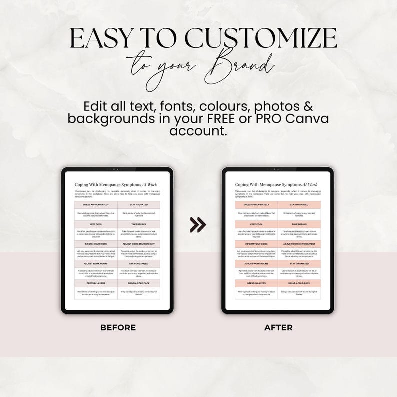 Menopause Journal & Workbook Template, Hormone Health Coaching Lead ...