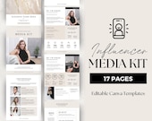 Influencer Media Kit, Media Press Kit, Rate Sheet for Influencers, Blogger Media Kit, Instagram Influencer Packet, TikTok Influencer, LUXE