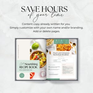 Modelo de Programa de Coaching de Saúde, Coach de Nutrição, Conteúdo sobre Saúde Intestinal, Plano Alimentar PLR, E-book Pronto para Uso, Ímã de Leads, Nutricionista, Canva imagem 5