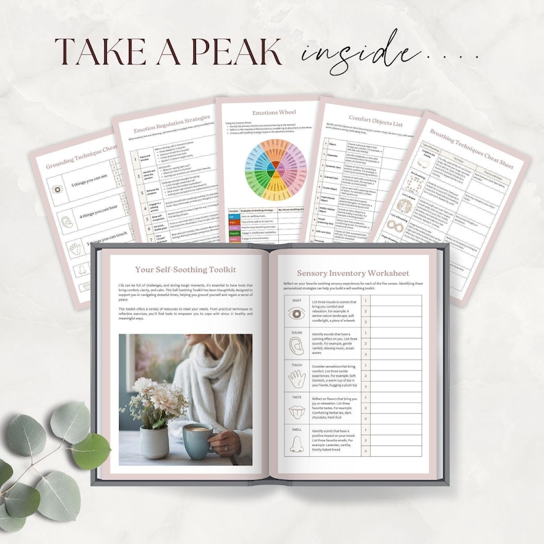 Self-soothing Toolkit Template Canva, Done for You Editable Resource ...