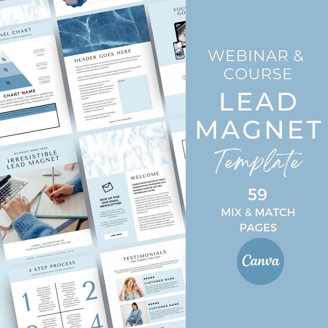 Lead Magnet Template Canva, Canva Templates Online Coach, Freebie ...
