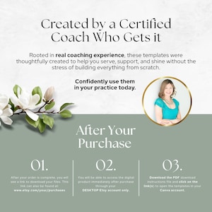 Canva Mitgliedsverkaufsseite Vorlage für Gesundheits- & Wellnesscoaches: Startgruppenprogramm, digitales Angebot oder Online-Coaching-Abonnement Bild 9