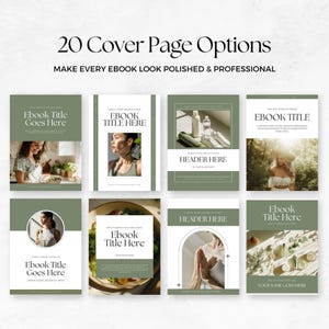 Kit de herramientas de libros electrónicos sobre salud y bienestar para Canva / Más de 250 plantillas editables de libros de trabajo, imanes de clientes potenciales y guías para entrenadores de bienestar imagen 3