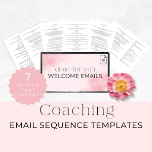 Welcome Email Sequence, Welcome Email Templates, Welcome Email Swipe File, Welcome Email Scripts, Coaches, Course Creators, Business