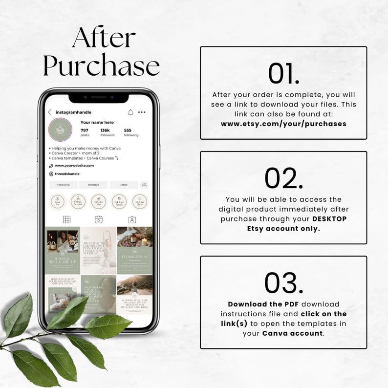 Holistic Wellness Instagram Bundle, Editable Posts Stories Reels Carousels Highlights Quotes, Holistic Coach Instagram Template, Health Reel image 11