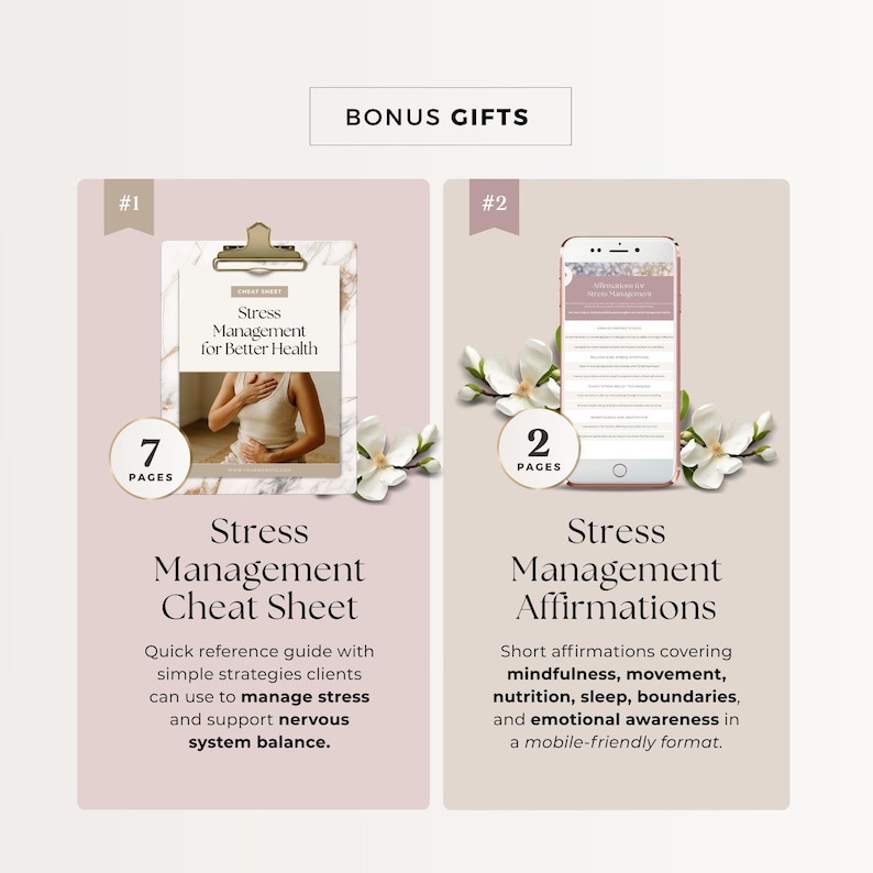 Women’s Stress & Nervous System Regulation Coaching Toolkit Canva ...