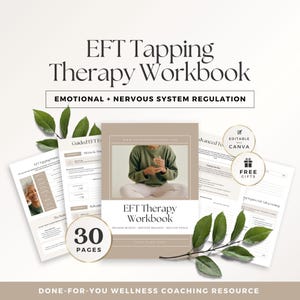 Cahier d'exercices sur la technique de libération des émotions : exercices EFT guidés, tapotements sur des scripts et des pages de journal, outils de guérison esprit-corps, réinitialisation du système nerveux