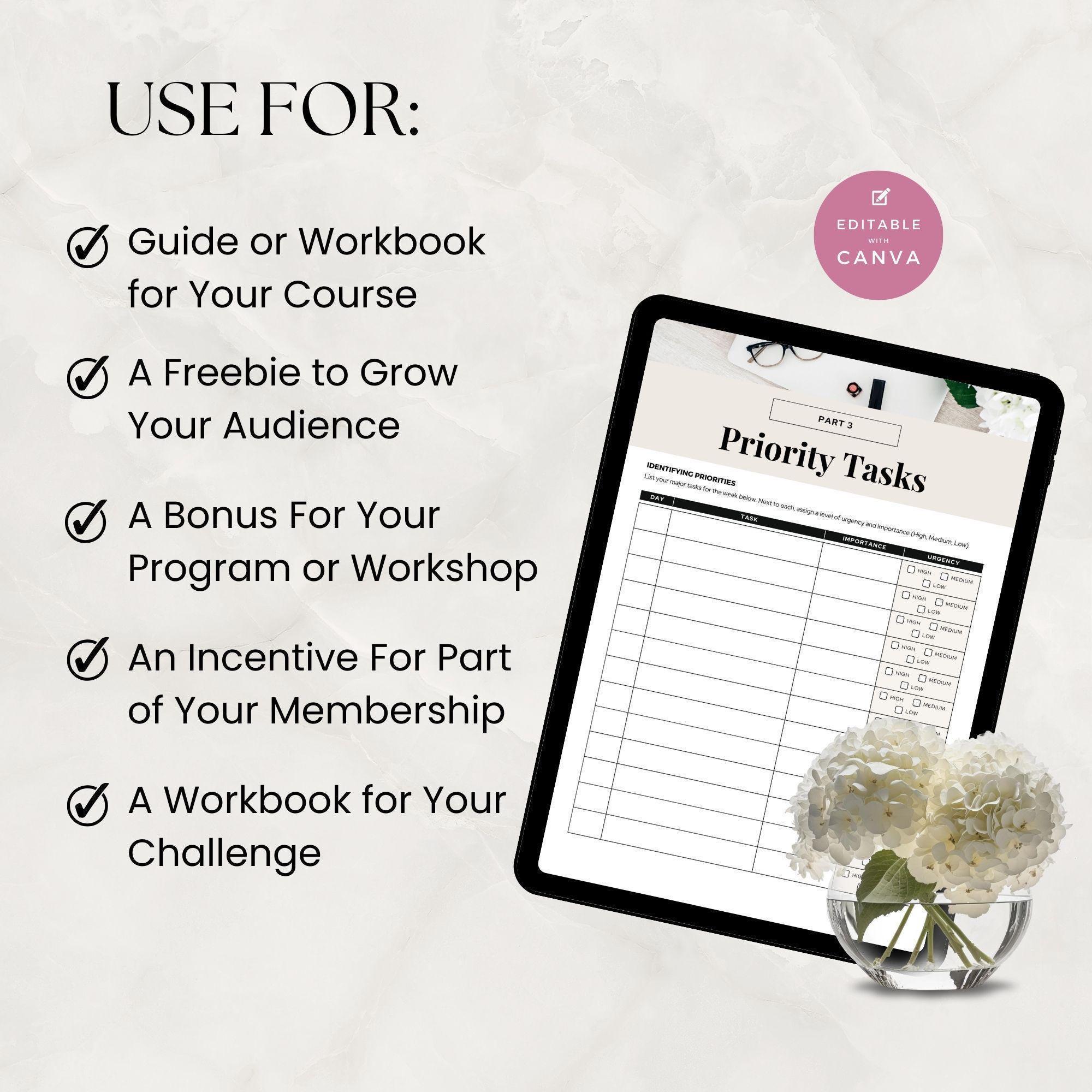 Work-life Balance Worksheet for Coaches, Counselors & Therapists ...