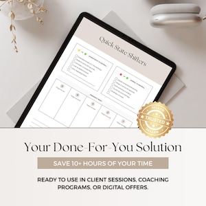 Nervous System Regulation Tracker Canva Template | Somatic Coach Client ...