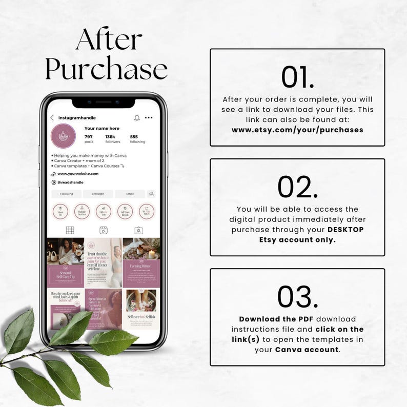 Holistic Health Instagram Bundle, Editable Posts Stories Reels Carousels Highlights Quotes, Holistic Coach Social Media, Wellness Branding image 10