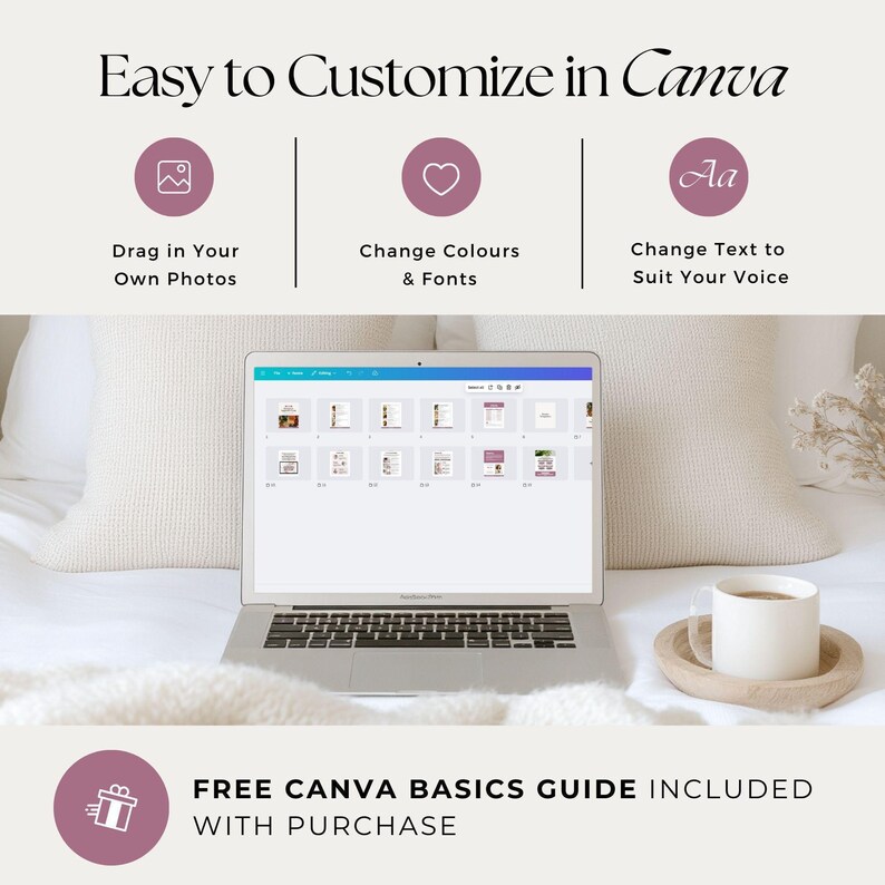 Menopause Foods List Canva Template, Perimenopause Coaching Handout, Editable Women’s Wellness Tool for Hormone Balance & Symptom Support image 8