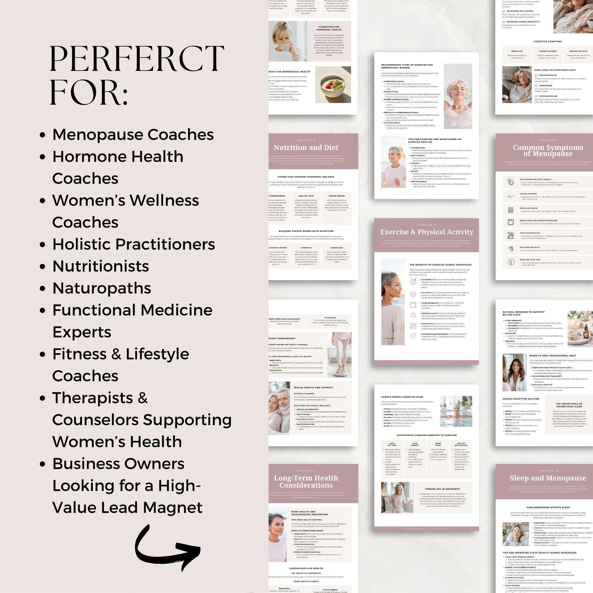 Menopause Guide for Women's Wellness Coaches, Hormone Health Coaching ...
