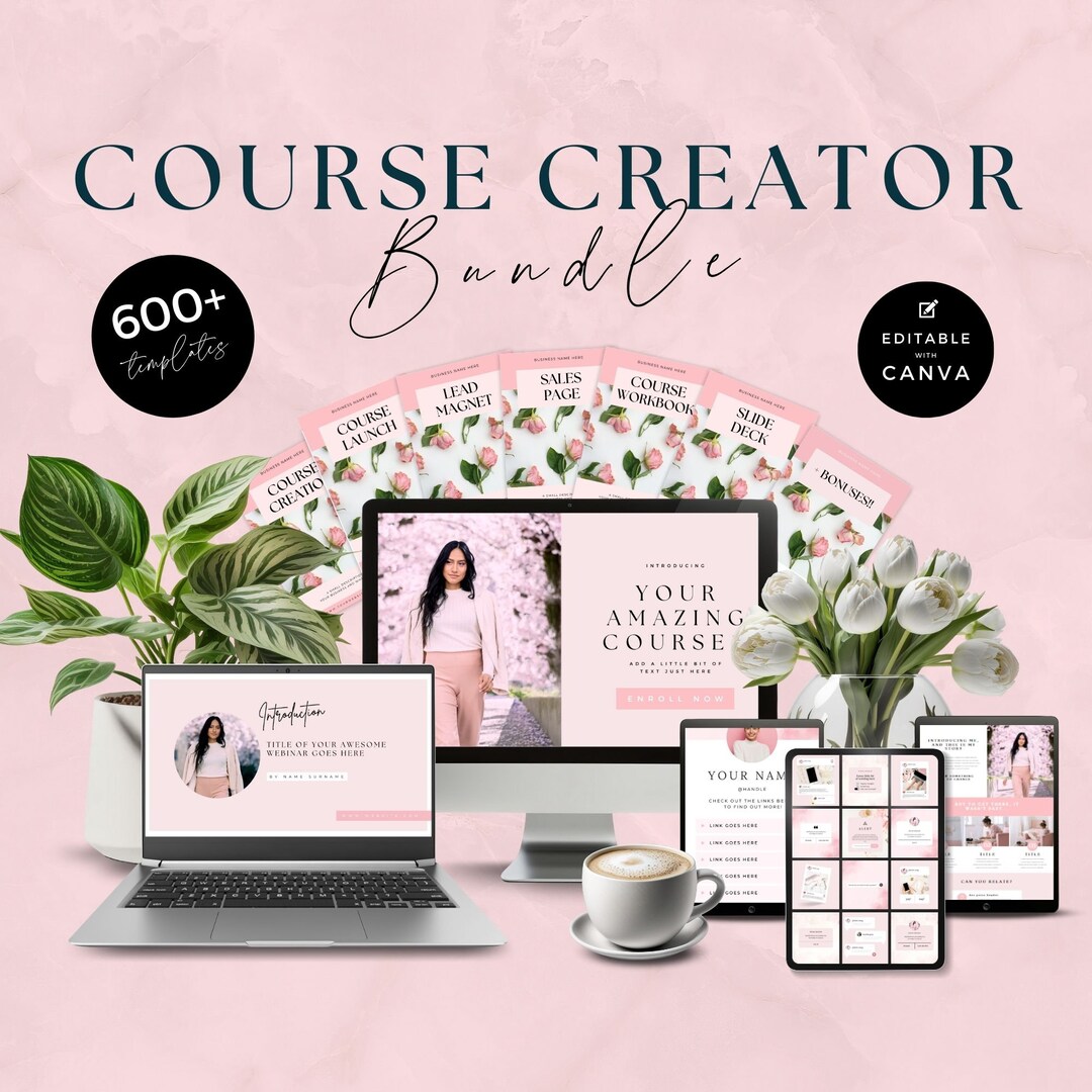 Course Creator Canva Template, Course Creation Planner, Online Course ...