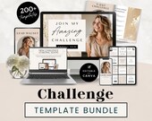 Challenge Workbook Template, Lead Magnet Template Bundle, Canva Template Life Coach, Coaching Workbook Templates, Instagram Posts, NTRL