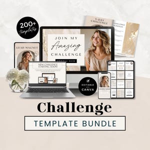 Challenge Workbook Template, Lead Magnet Template Bundle, Canva Template Life Coach, Coaching Workbook Templates, Instagram Posts, NTRL
