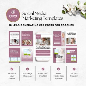 Menopause Foods List Canva Template, Perimenopause Coaching Handout, Editable Women’s Wellness Tool for Hormone Balance & Symptom Support image 7