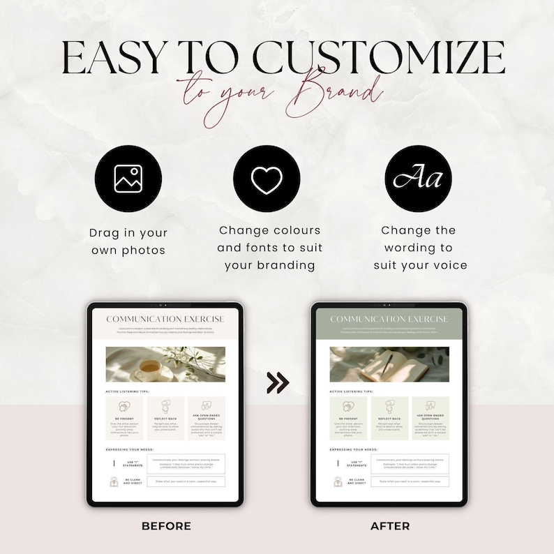 Manuale olistico per il benessere di coach e professionisti, fogli di lavoro precompilati per le sessioni con i clienti, agenda o lead magnet in formato PDF, modello Canva immagine 7