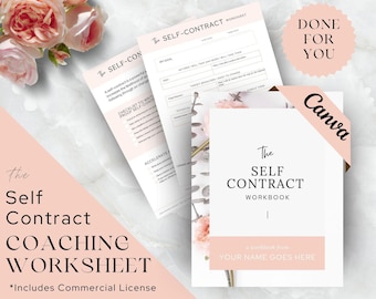 Coaching Worksheets Canva Templates, Life Coach Templates, Coaching Tools, Coaching Canva Templates, Coach Lead Magnet, Commercial License