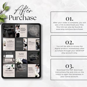 Faceless Social Media Posts for Digital Marketers and Business Coaches, Done For You Content, Luxury Aesthetic, Instagram Account, Canva image 6