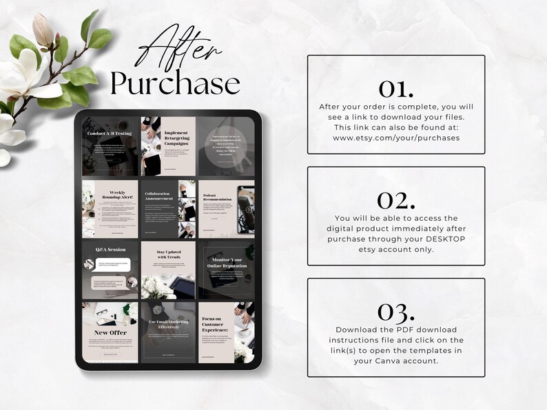 Faceless Social Media Posts for Digital Marketers and Business Coaches, Done For You Content, Luxury Aesthetic, Instagram Account, Canva image 6