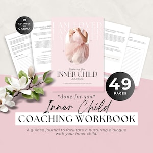 Innerlijke Kind Werkboek, Schaduwwerk, Helende Journal Prompts, Coaching Sessie Tool, Gedaan Voor Jou Programma, Zelfliefde Oefening, Canva Sjabloon
