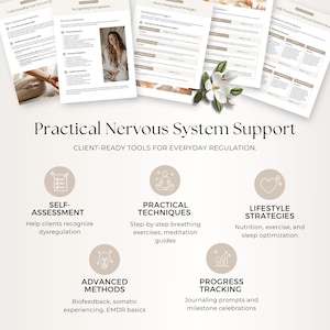 Nervous System Regulation Guide Canva Template for Wellness Coaches ...