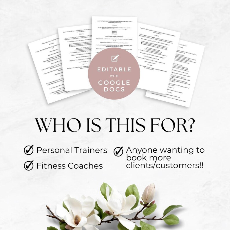 Welcome Email Sequence, Book a Call Email Scripts for Personal Trainers ...