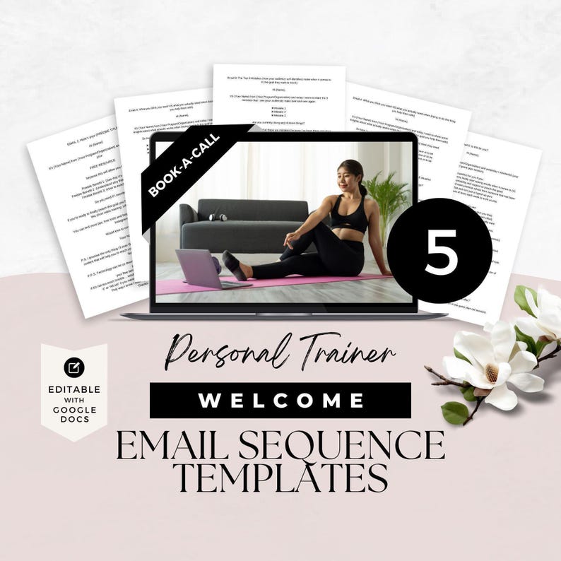 Welcome Email Sequence, Book a Call Email Scripts for Personal Trainers ...