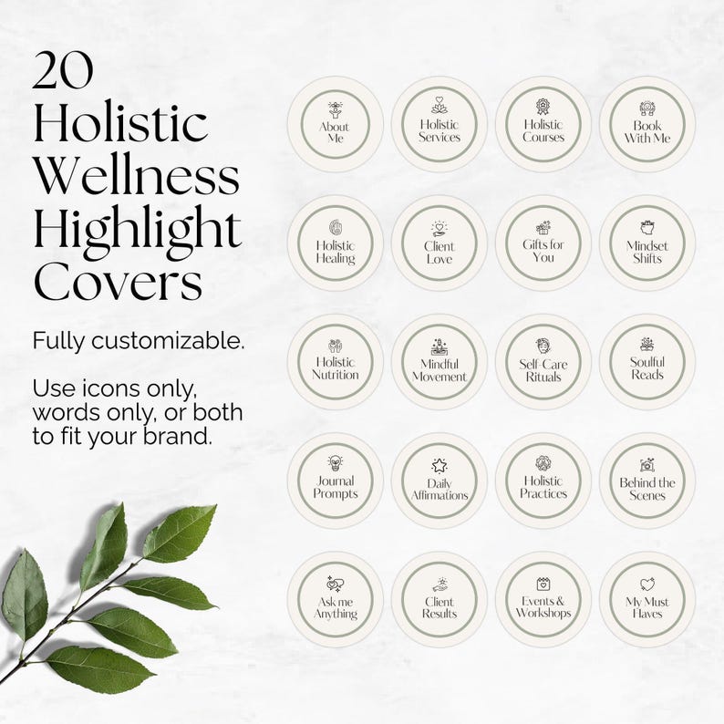 Holistic Wellness Instagram Bundle, Editable Posts Stories Reels Carousels Highlights Quotes, Holistic Coach Instagram Template, Health Reel image 5
