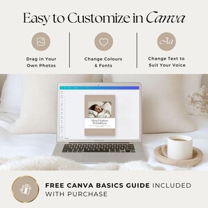 Hojas de trabajo sobre higiene del sueño para entrenadores / Plantilla editable de Canva / Cuaderno de trabajo para clientes y registro del sueño / Imán de clientes potenciales imagen 8