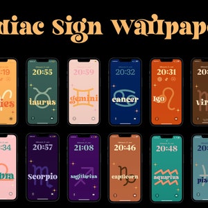 Taurus Phone Wallpapers Zodiac Signs Phone Background Astrology Symbols Zodiac iPhone Android Screen Background Phone Theme Aesthetic