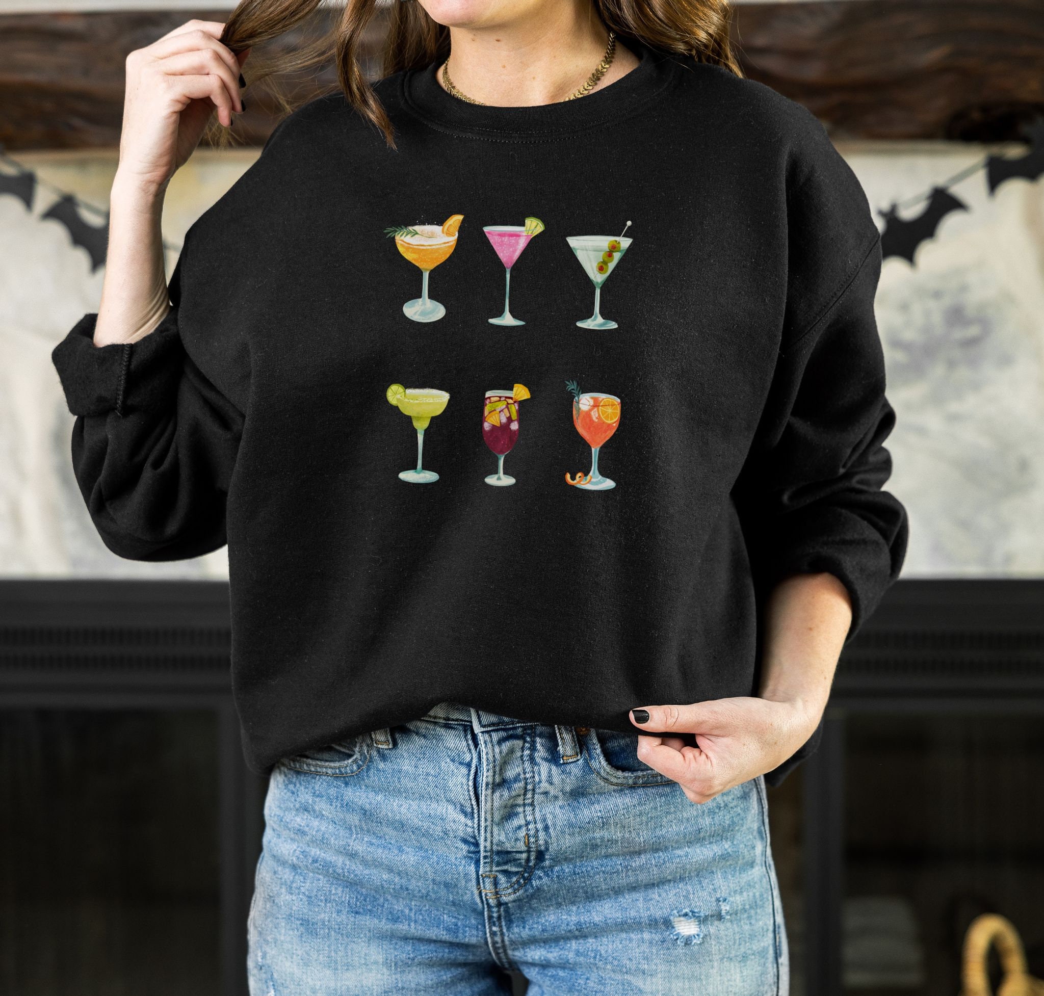 Discover Cheers Sweatshirt, Alcohol Sweatshirt, Cocktail t-shirt, Cocktail tee