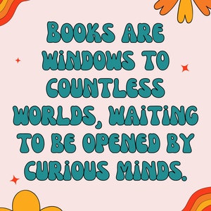 Educational Poster Set, Education Print, Reading Quotes, Book Quotes ...