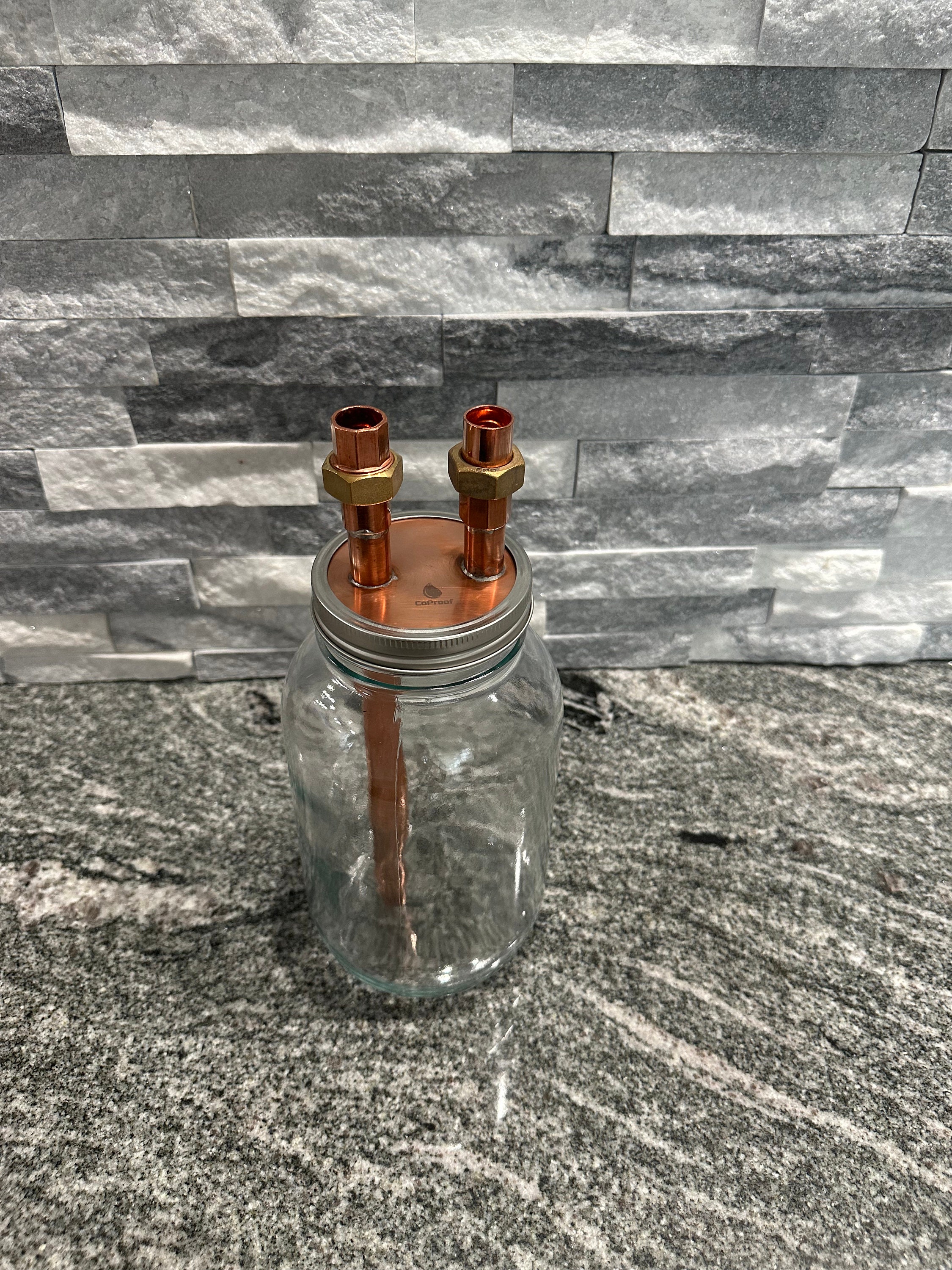 Coproof Mason Jar Thumper Alcohol Distill Moonshine Thump Keg 1/2