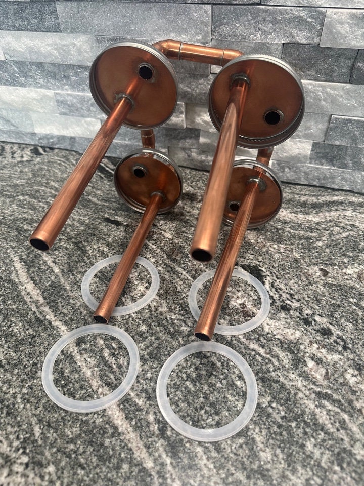 1/2 Tandem Mason Jar Thumpers for Wide Mouth Half Gallon With Mason