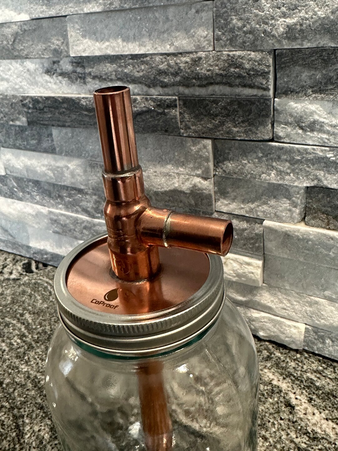 Rusty Stills 1/2 Gallon Copper Mason Jar Thumper Keg – Moonshine Distilling Thump Keg A2