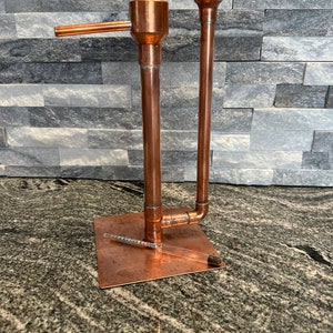 Handcrafted Copper Proofing Parrot Heads for Air Still With Hydrometer