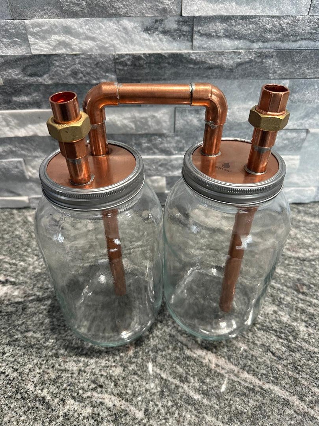 Coproof 1/2 Tandem Mason Jar Thumpers for Wide Mouth Half Gallon Mason